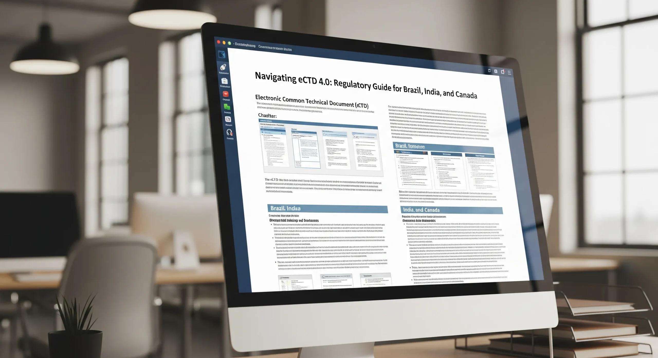 Navigating eCTD 4.0: Regulatory Guide for Brazil, India, and Canada